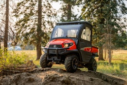 The RTV520 Crossroads Edition comes with a factory-installed package that includes several accessories such as full cab with tilt out windshield, sliding windows, LED front and rear work lights and a cargo mat.