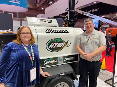 Allmand launched its new hybrid LT Series during the show.