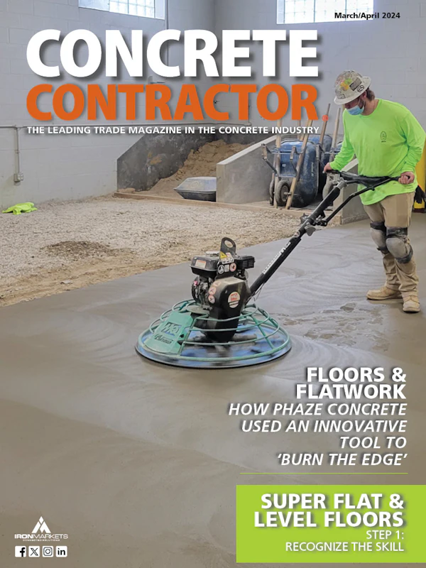 Concrete Contractor Magazine Issue Archive | For Construction Pros