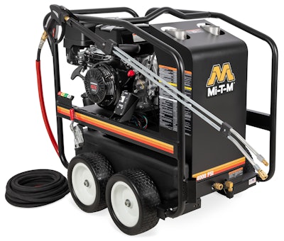 The pressure washers come standard with quick connect nozzles, a 50-ft. high pressure hose and dual lance with trigger gun for cleaning power.