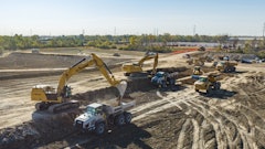 A working construction site.