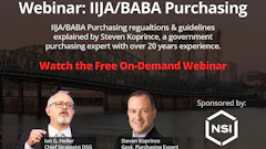 This webinar addresses purchasing guidelines crucial for Made-in-America purchasing in the construction and distribution sectors.