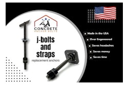 Each bolt is made from corrosion-resistant, 5/8-in. B7 rods that exceed ACI and ICRI standards worldwide for wood structure foundation repair.