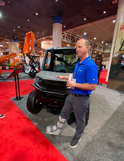 During the Polaris press conference, the team shared information about the All-Electric Pro XD Full-Size Kinetic UTV.