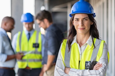 Only 10% of women comprise the construction workforce, with 4% working onsite.