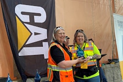 Tackette accepts the award for the best CTL operator