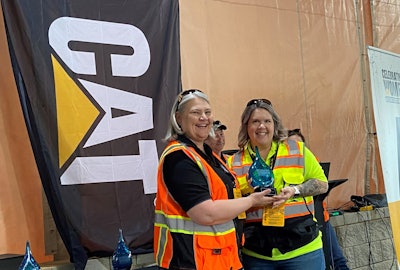 Tackette accepts the award for the best CTL operator
