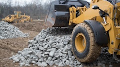 To ensure nothing gets stuck within the deep tread, engineers utilize stone rejector platforms for the gaps to prohibit materials from being lodged within the tread.