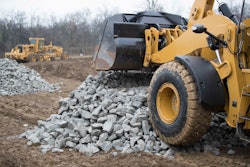 To ensure nothing gets stuck within the deep tread, engineers utilize stone rejector platforms for the gaps to prohibit materials from being lodged within the tread.