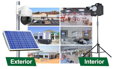 Designed to meet the need for wireless camera systems for new store builds and renovations, these solutions reduce the frequency of onsite inspections, support communication and facilitate accountability.