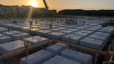 Wafflemat has been used in over 30,000,000 sf in foundations across the USA, since its introduction in 1993.