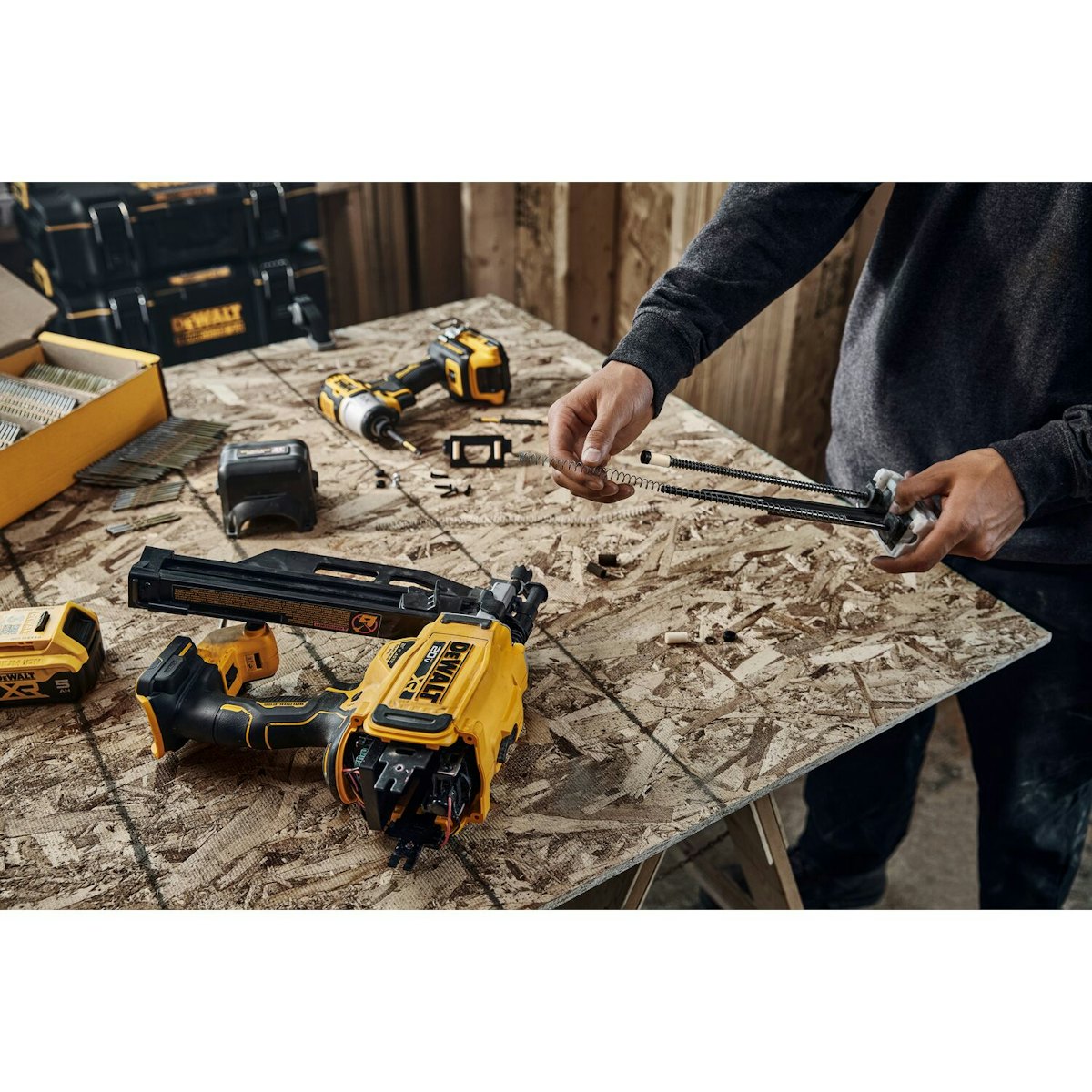 Dewalt デウォルト 18gauge ステープラー DWFP12232 メンテナンス