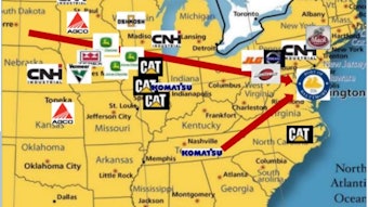 The Port of Baltimore is used by many of the largest construction machinery manufacturers.