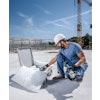 During storage, lithium-ion batteries are surrounded by cushions filled with Pyrobubbles - an extinguishing agent which provides protection against thermal runaway and exothermic reactions.