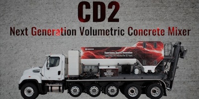 The CD2 combines Cemen Tech’s volumetric mixing technology with a new SCM dual bin, enabling real-time mixing of individual ingredients at various proportions.