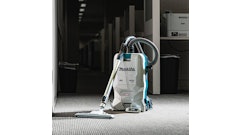 The GCV08 features a two-stage HEPA filtration system that captures 99.97% of particulates 0.3 microns and larger.