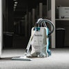 The GCV08 features a two-stage HEPA filtration system that captures 99.97% of particulates 0.3 microns and larger.