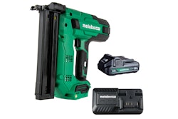 The cordless narrow crown stapler kit can drive up to 700 narrow crown staples per charge.