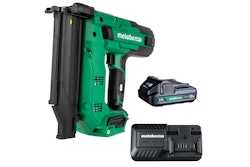 Powered by a 2.0Ah 18V battery, the cordless nailer enables individuals to drive up to 700 brads per charge.