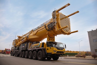Xca4000, The World S Largest And Heavist Wheeled Crane, Marks The 7th Time That Xcmg Has Outdone The World Record Kept By Itself