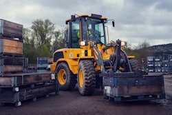 A change for the new L30 and L35 is the addition of an eight-pin harness on the boom, which can be activated by a button on the joystick.