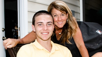Kerri Rhodes with son Taylor