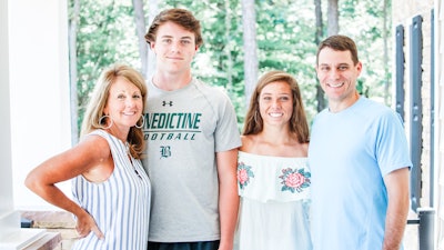 The Rhodes Family. From left to right: Kerri (mother); Taylor (son); Blair (daughter); and Taylor, Sr. (father)