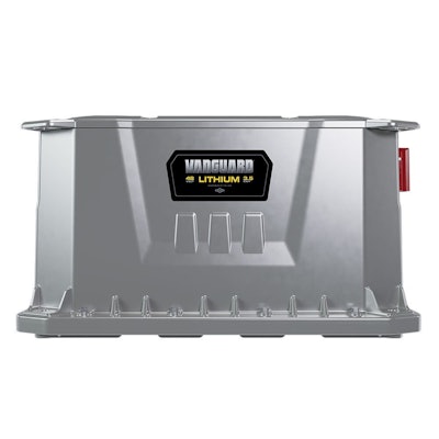The battery features a 2,000-cycle lifespan and requires no scheduled maintenance.
