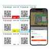 Action QR supports processes by allowing contractors to pre-configure color-coded QR labels which, when scanned by field users, open distinct actions within the Tenna App to facilitate the beginning of a workflow.