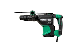 The rotary hammer is equipped with continuous run mode, enabling the user to keep the tool running with the flip of a switch.