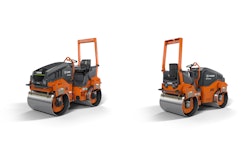 The series includes eight battery-powered tandem rollers in the compact class.