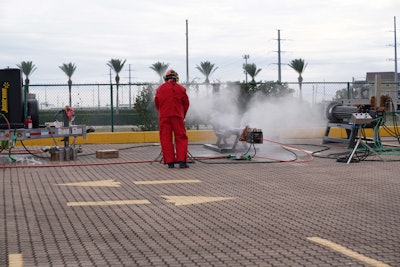 The J-Force Waterblasting Tool uses seven jets to clean and clear scale, hard carbon and polymer, sludge or other blockages in pipes with 90-degree bends.