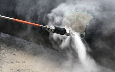 The MagJet X40 Gen 2 uses up to four straight-pattern nozzles with a maximum flow rate of 7.0 gpm (26.5 lpm).
