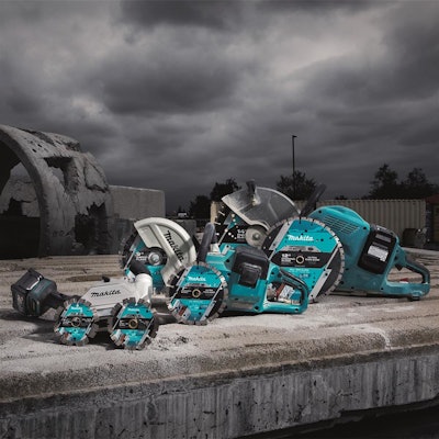 The range in sizes will allow users to perform cutting tasks in a variety of materials including masonry, block, roof tiles, pavers, reinforced concrete and more.