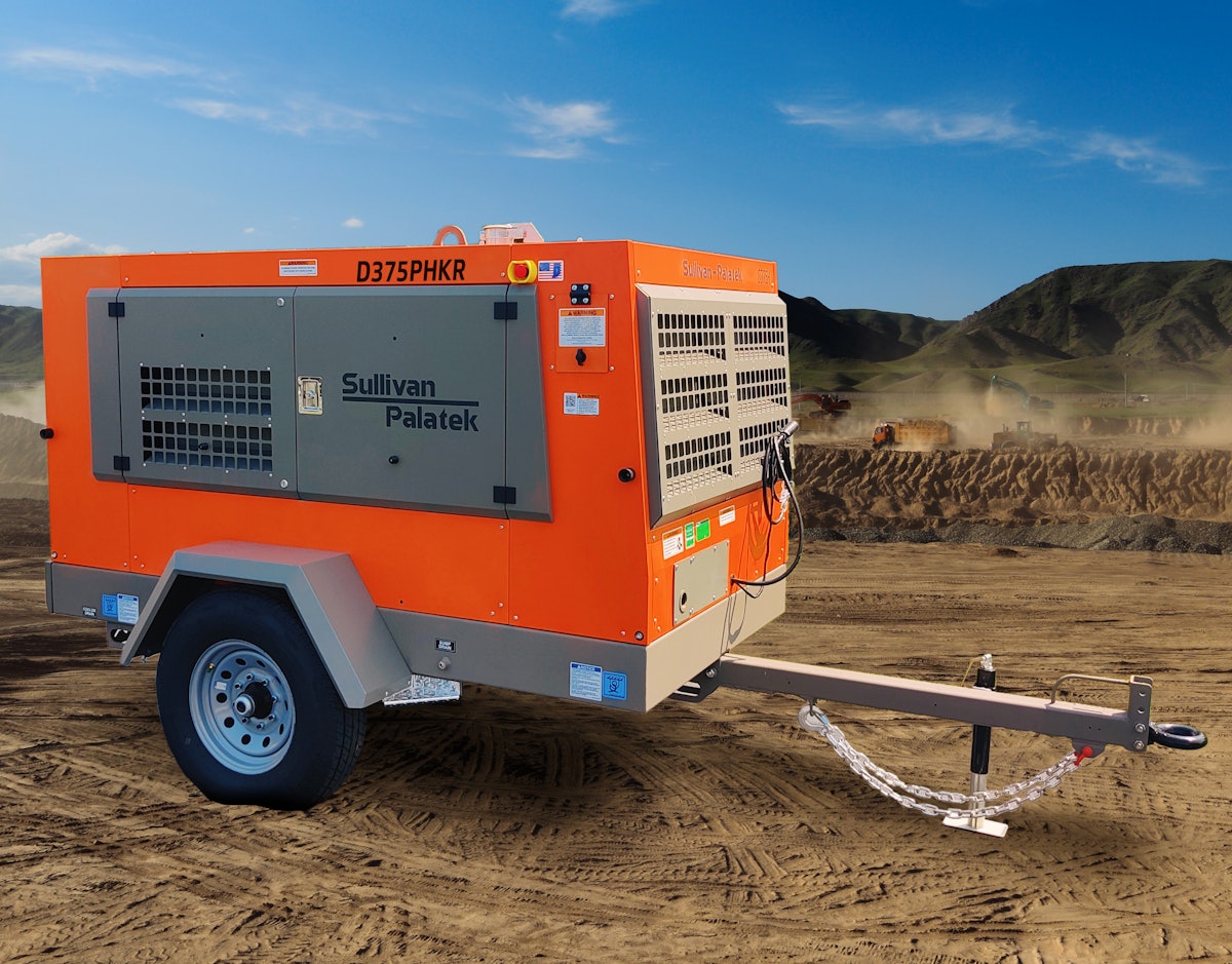 SullivanPalatek Showcases D375PHKR Portable Air Compressor From