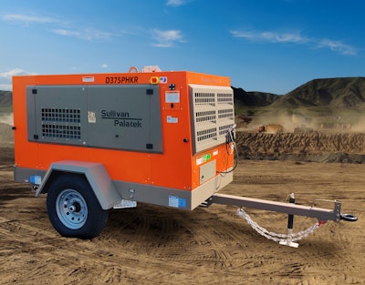 Powered by a 134-hp Kohler Tier 4 final engine, the D375PHKR delivers 375 cfm at 150 psi during use.