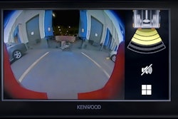 The Backup Alert System includes a touchscreen display, backup camera and a reverse proximity sensor.
