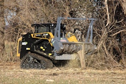 When it comes to finding the right mulching head for a skid steer or compact track loader, hydraulic horsepower is much more important than engine power.