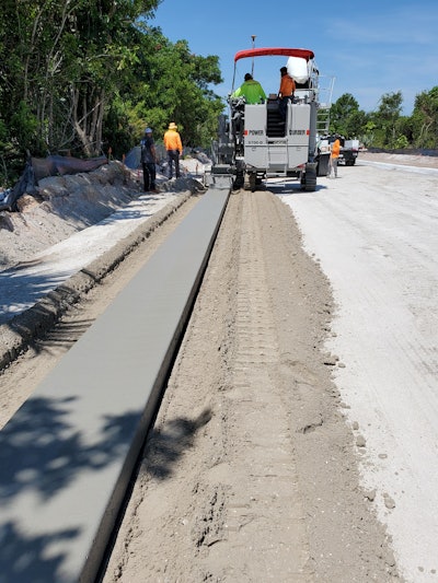 Power Curbers has worked with machine control suppliers to make the interface easy.