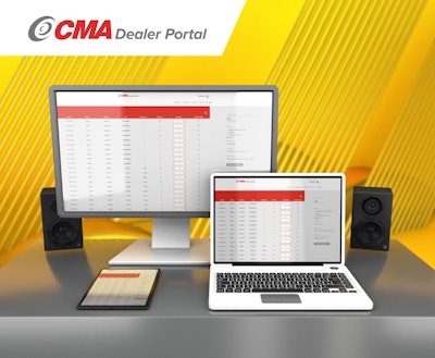This platform makes it possible for CMA customers to access information and place orders.