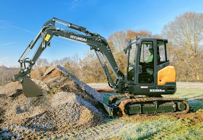 Hyundai Hx55 Acr Compact Excavator 2