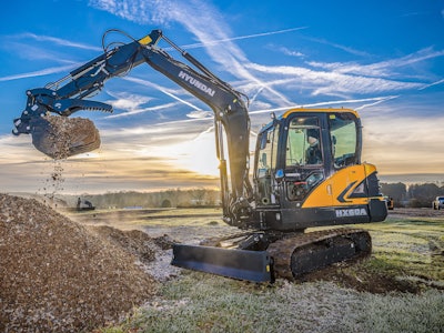 Hyundai Hx60 A Compact Excavator 2