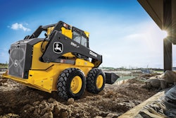 Powered by a 98-hp Yanmar engine, this machine is equipped with a new one-piece cab design and several technology features.
