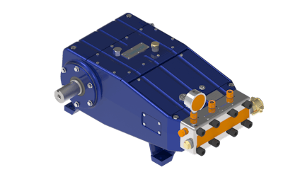 To correspond with the boost in horsepower, Jetstream also developed larger plunger sizes for the pump.