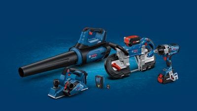 The new products include an 18V deep cut band saw, planer, impact wrench and blower.