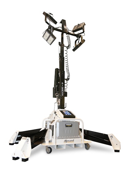 Electric light towers will illuminate jobsites using clean, electric power with zero exhaust exposure for crew members working nearby.