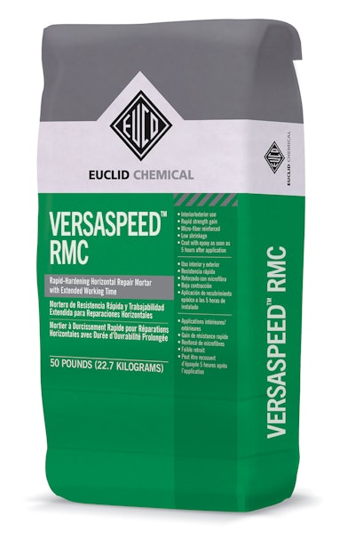 VERSASPEED RMC is designed for horizontal and formed vertical repairs as well as overhead structural repairs.