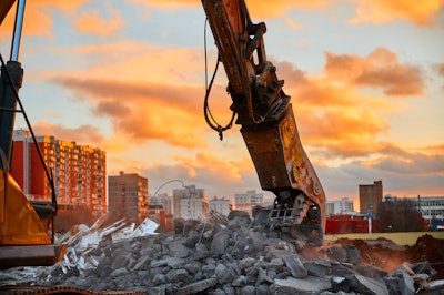 Drywall can be broken down and repurposed into fertilizer, and even concrete can be broken down and reused to improve performance and reduce emissions.