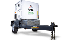 This towable generator is equipped with an Isuzu diesel engine and 25 kWh LTO battery, delivering 70 KVA peak/45 KVA prime power during use.