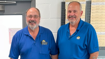 From left to right, Brad and Bruce Bowman